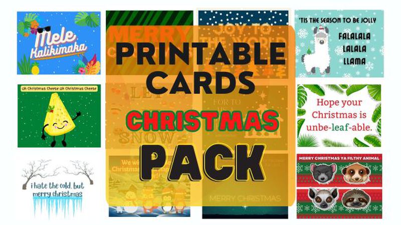 Printable Cards for Ministry: CHRISTMAS